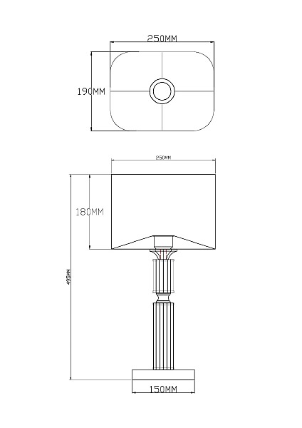 Настольная лампа Moderli Katar V2621-1T