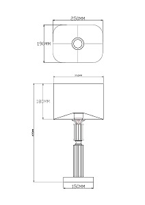 Настольная лампа Moderli Katar V2621-1T