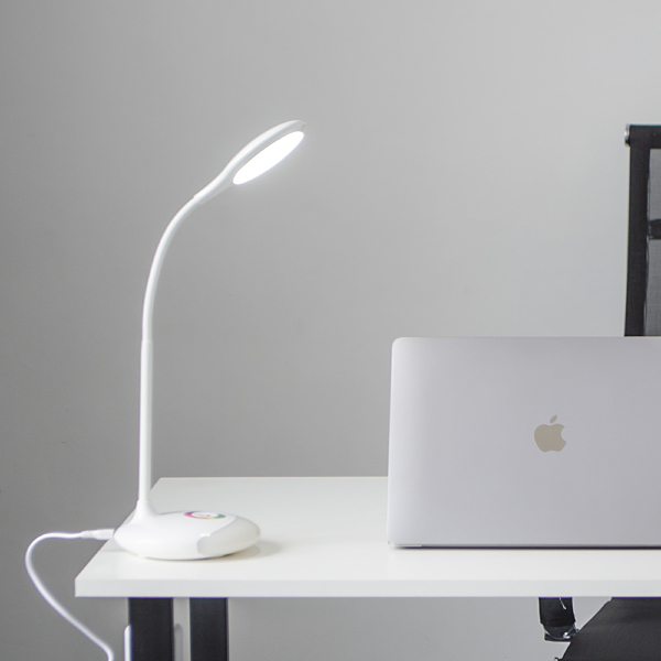 Настольная лампа Uniel TLD-535 White/LED/250Lm/5500K/Dimmer