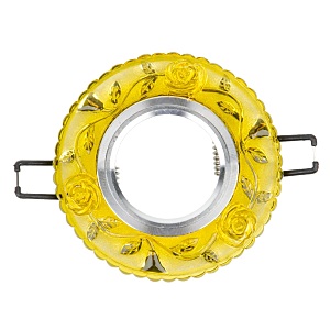 Встраиваемый светильник Fametto Luciole DLS-L150 GU5.3 GLASSY/YELLOW