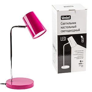 Настольная лампа Uniel ULM-B600 6W/4500K/DIM RED