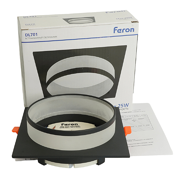 Встраиваемый светильник Feron DL701 51096