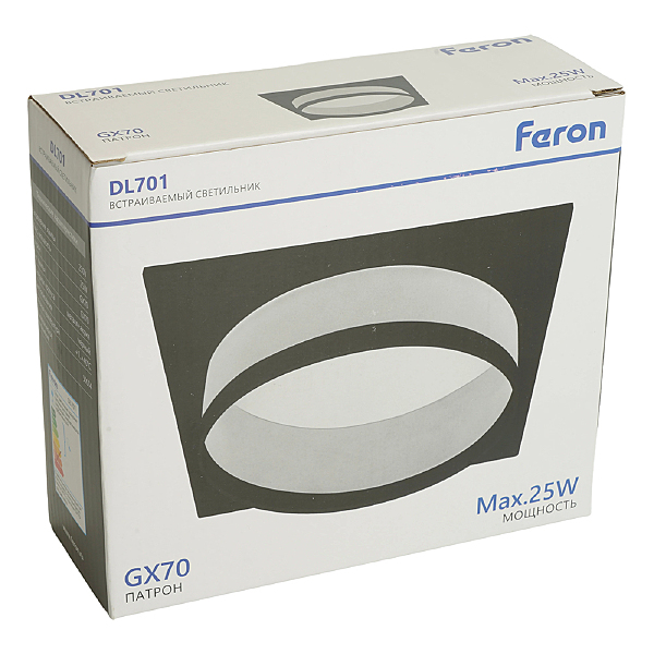 Встраиваемый светильник Feron DL701 51096