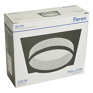 Встраиваемый светильник Feron DL701 51096