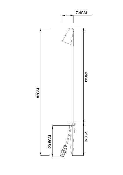 Грунтовый светильник Arte Lamp Muphrid A4109FN-1BK