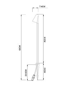 Грунтовый светильник Arte Lamp Muphrid A4109FN-1BK