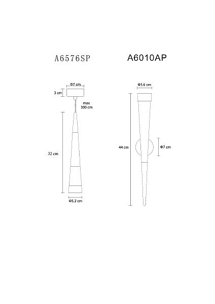 Настенное бра Arte Lamp Sabik A6010AP-1BK