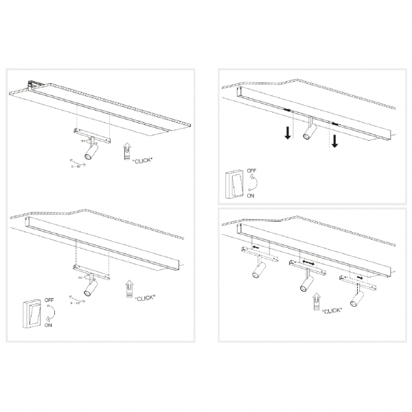 Трековый светильник iLEDEX TECHNICAL VISION48/22 SMART 4822-005-D34-8W-40DG-BK