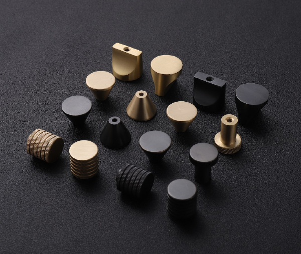 Ручка-кнопка Delight Collection HK001 HK002 brass