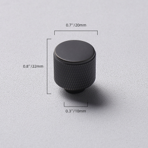 Ручка-кнопка Delight Collection HK009 HK009 black