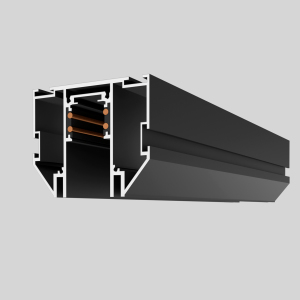 Демпферный магнитный трек для натяжного потолка Crystal Lux Space CLT 0.133 01 L3000 BL
