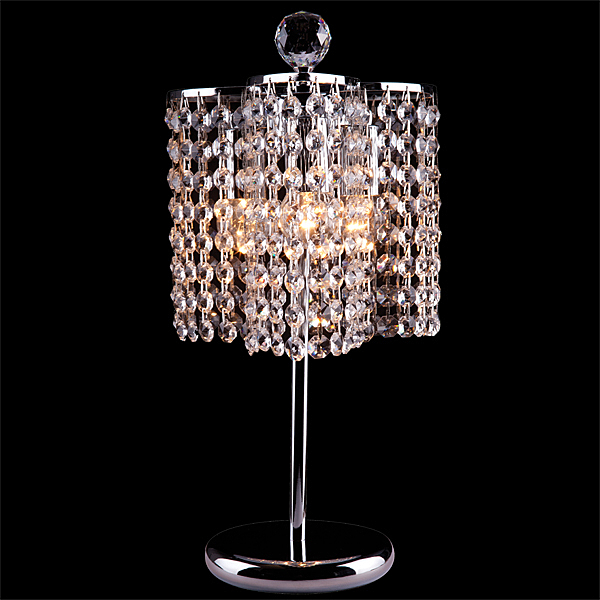 Настольная лампа Eurosvet 1210 1210/3T хром/прозрачный хрусталь настольная лампа Strotskis
